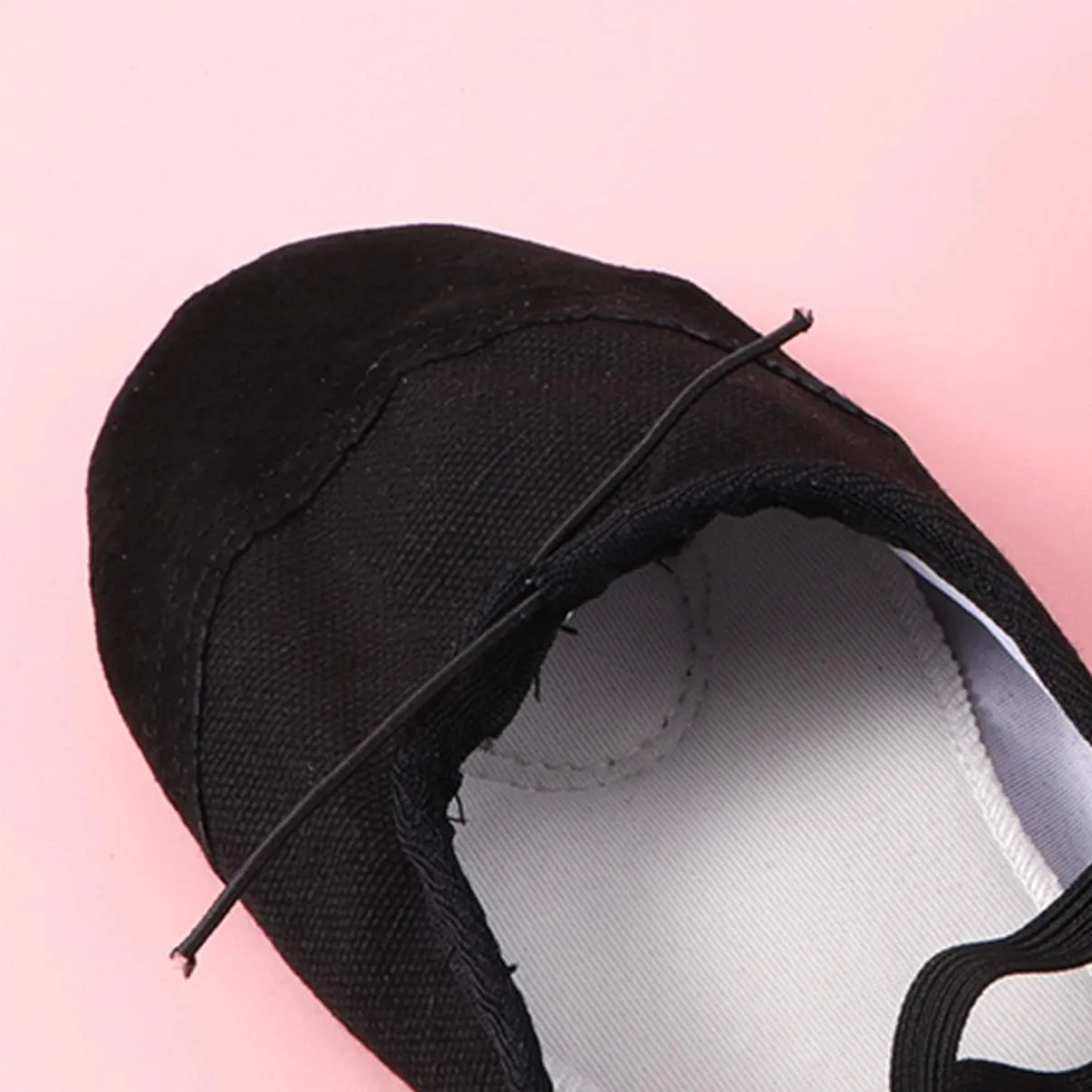 1 Pair Dancing Shoes Flat Ballet Shoes Soft Sole Slippers for Women Dancewear Shoes Toddler Dance Shoes Girls Tap Shoes Sole Ballet Shoes Pocket Women's Yoga Shoes Black