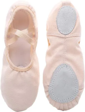 1 Pair Girls Ballet Shoes Slippers for Girls Sole Ballet Shoes Soft Sole Slippers for Women Toddler Slippers Pink Ballet Shoes Sneaker Slippers for Practice Shoes Girl Child Yoga
