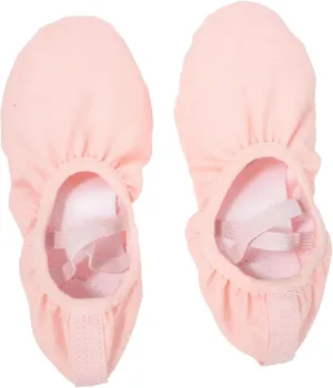 1 Pair Girls Toddler Ballet Shoes Non Yoga Dance Shoes Canvas Ballet Practice Shoes for Girls Ballet Shoes for Girls Toddler Comfortable and Breathable