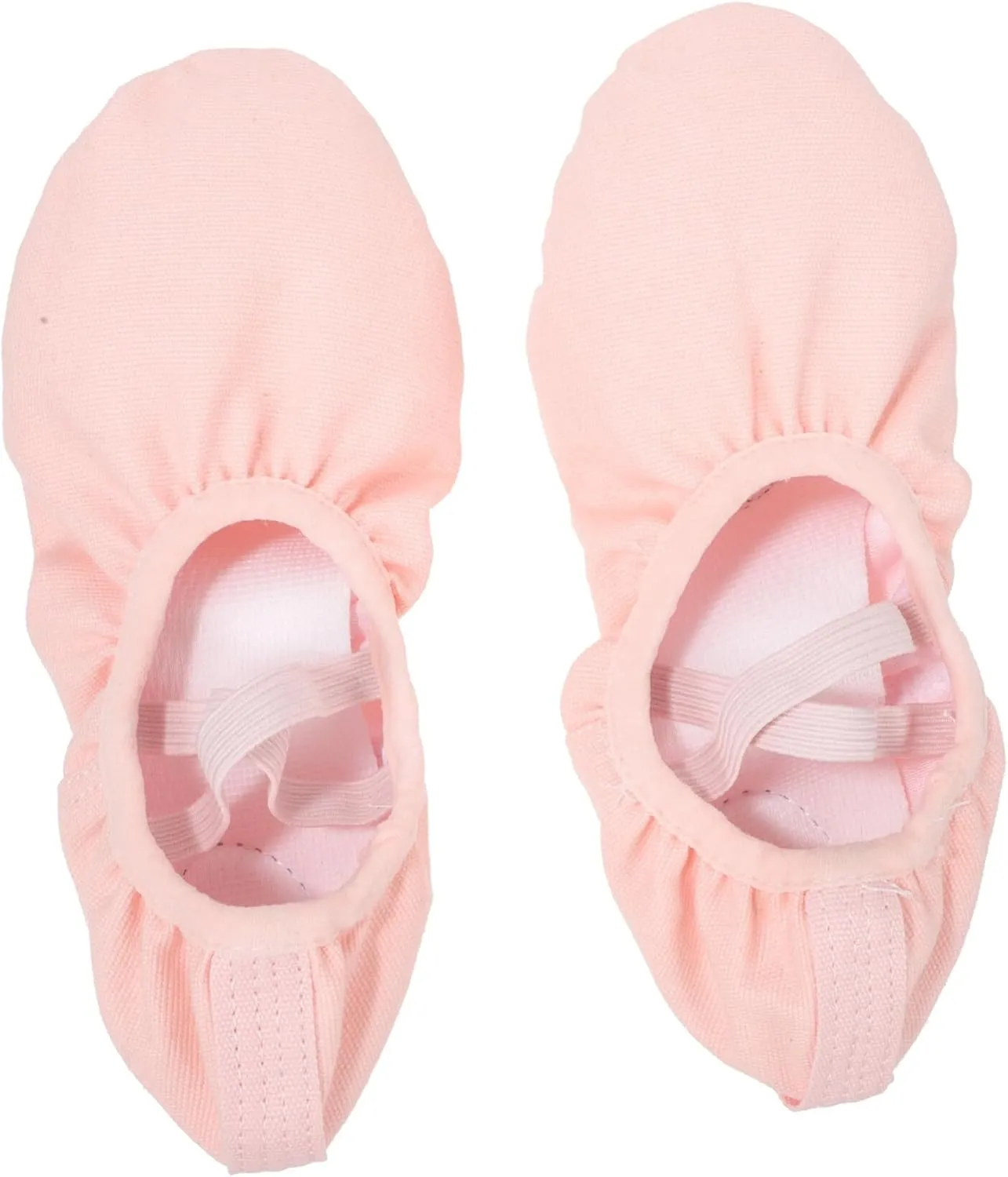1 Pair Girls Toddler Ballet Shoes Non Yoga Dance Shoes Canvas Ballet Practice Shoes for Girls Ballet Shoes for Girls Toddler Comfortable and Breathable