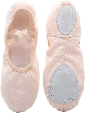 1 Pair Pink Ballet Shoes Girls Ballet Shoes Womens Slippers Womens Flat Shoes Sneaker Slippers Womens House Slippers Soft Sole Slippers for Girls Toddler Practice Shoes Household