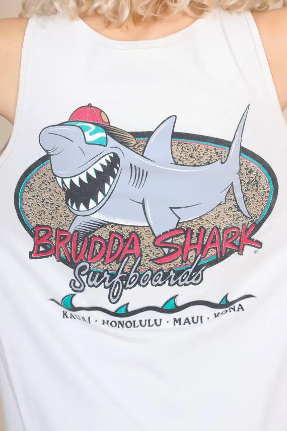 80s Hawaii Brudda Shark Tank Top - Large