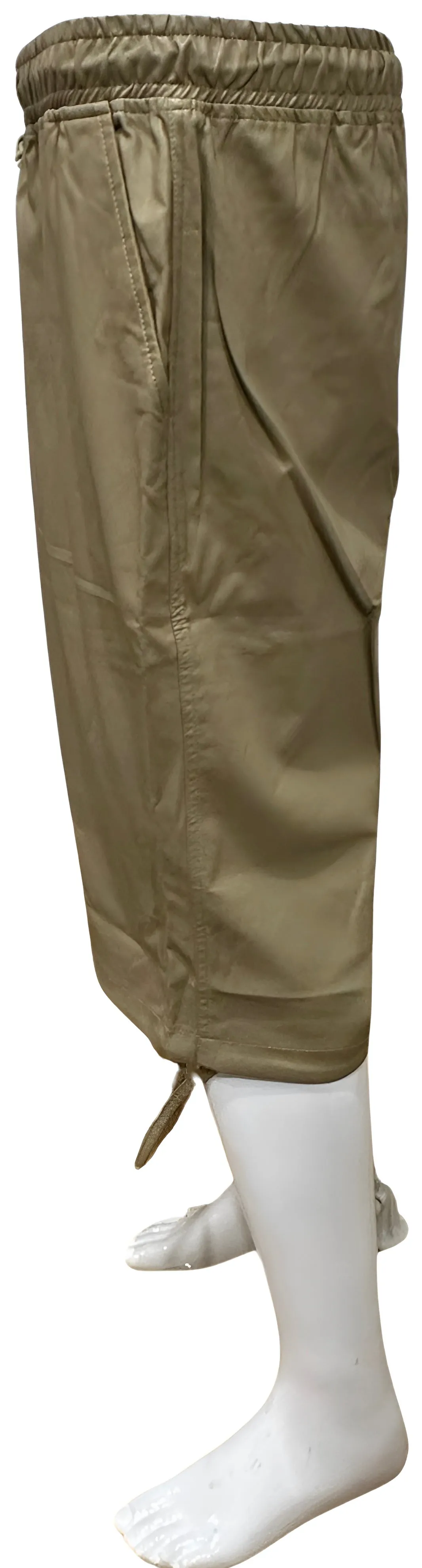 ^ABLANCHE^ ~KHAKI PLEATHER~ LINED SHORTS FOR MEN (CASUAL)