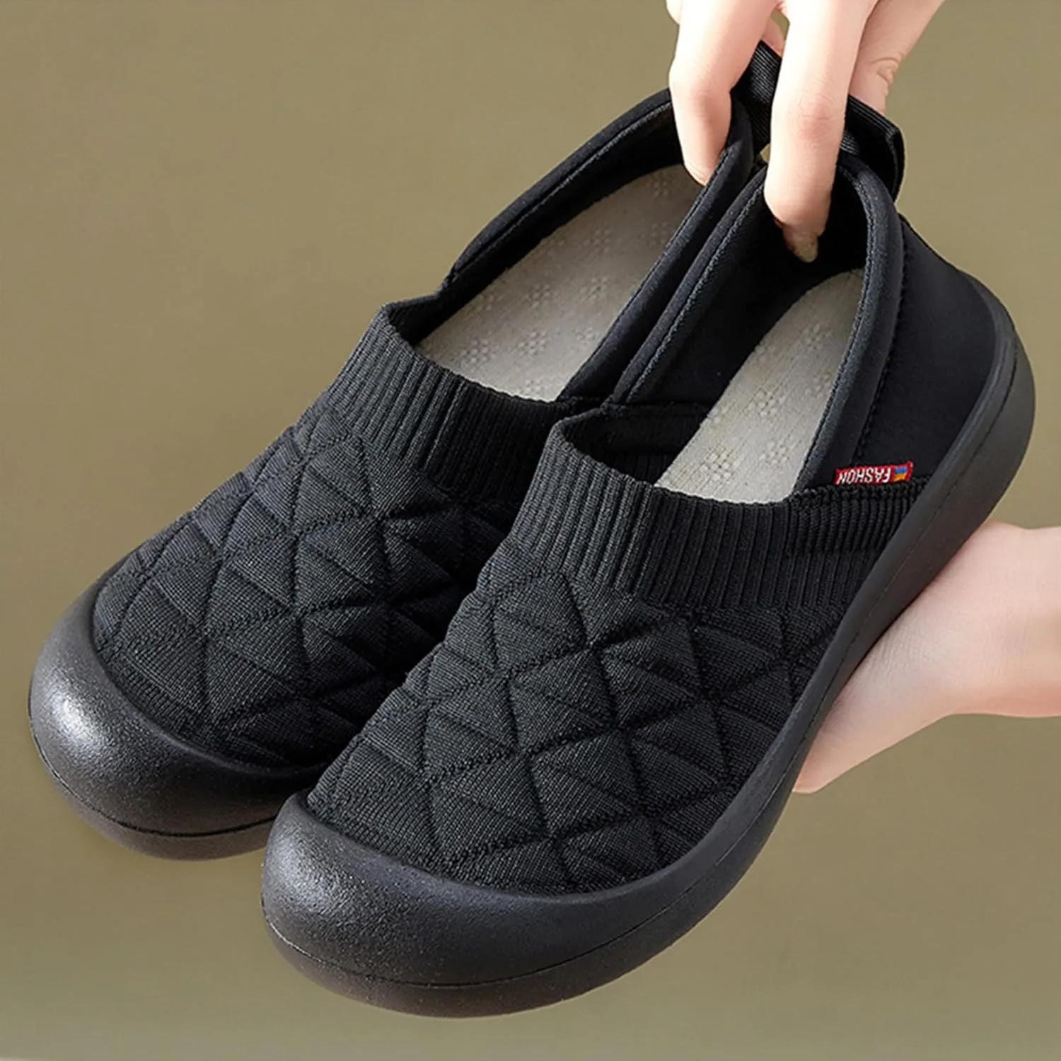 AIDNFDFA Womens Shoes Casual Slip Ons Fashion Sneakers Comfortable Flats Breathable Tennis Walking Footwear