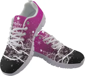 AmzPrint Women Men Fashion Sneakers White Sole Mesh Shoes for Women Comfy Workout Road Running Walking Shoes Size 5.5-13.5