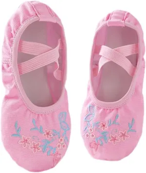 Anneken Ballet Shoes for Girls Boys Women Toddler Little Kid Soft Leather for Performance Dance Yoga