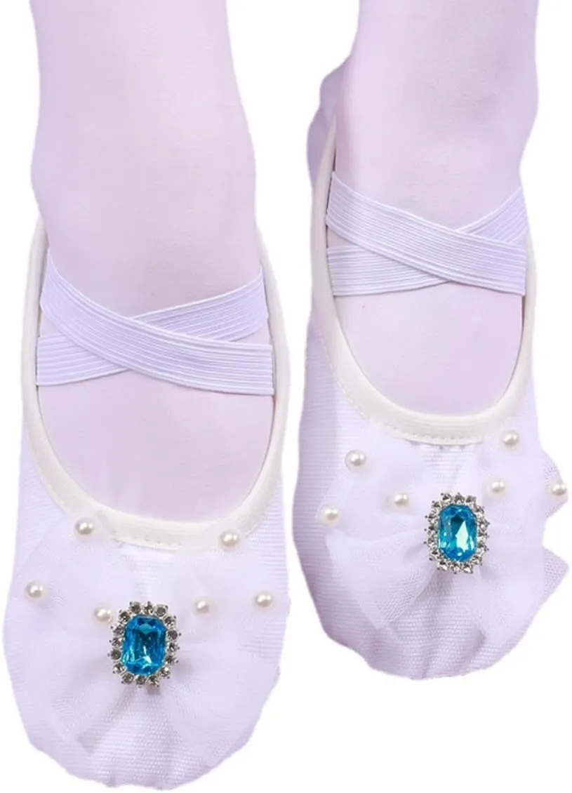 Anneken Ballet Shoes for Girls Dance Practice Slippers Split Soft Leather Flat Sole Yoga Gymnastics Shoes