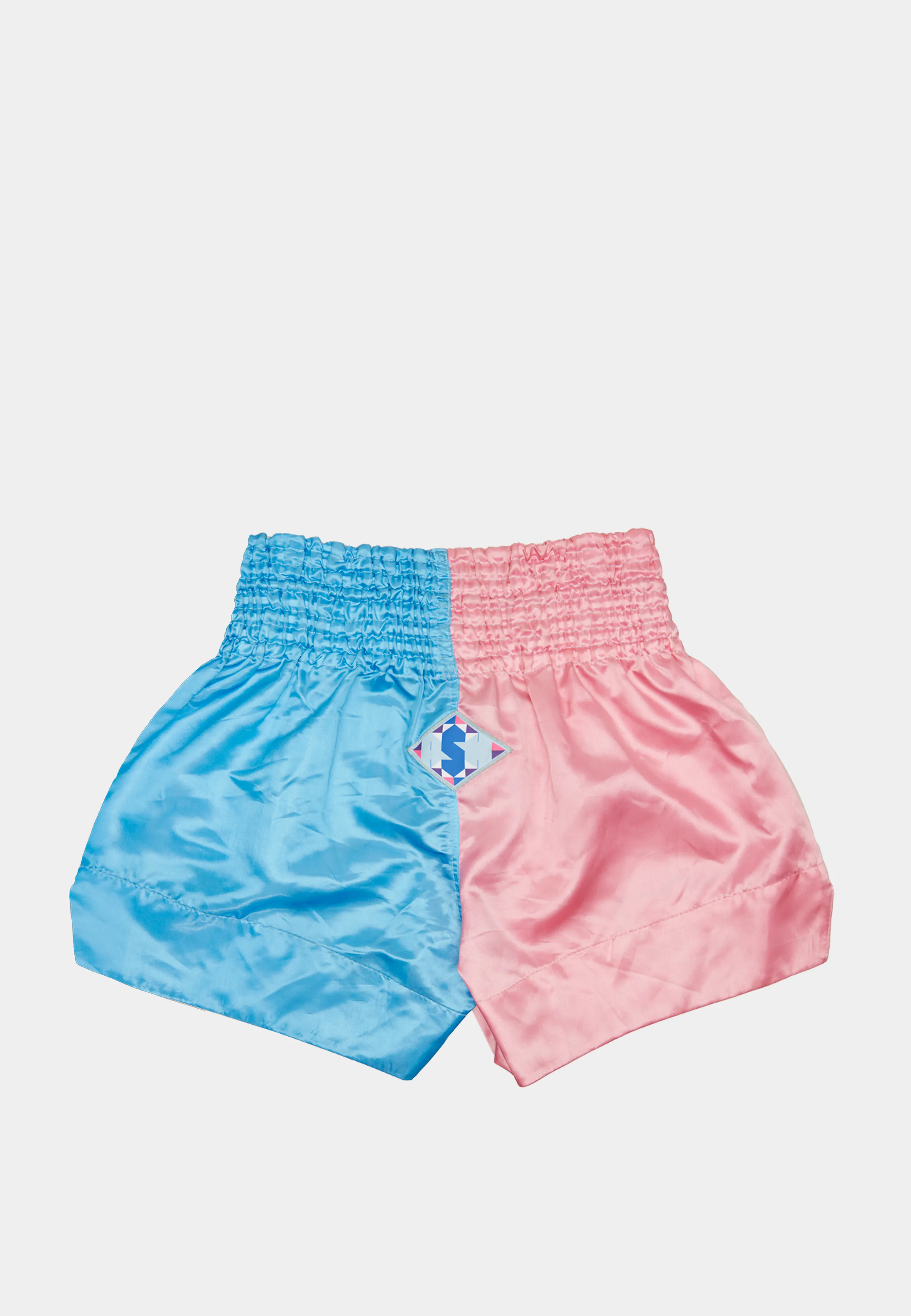 Ashluxe Boxing Trunk Pink Blue