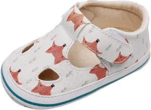 Baby Boy Crib Sandals Toddler Girls Boys Shoes Sandals Flat Bottom Non Slip Half Open Toe Slip Boys Sandal