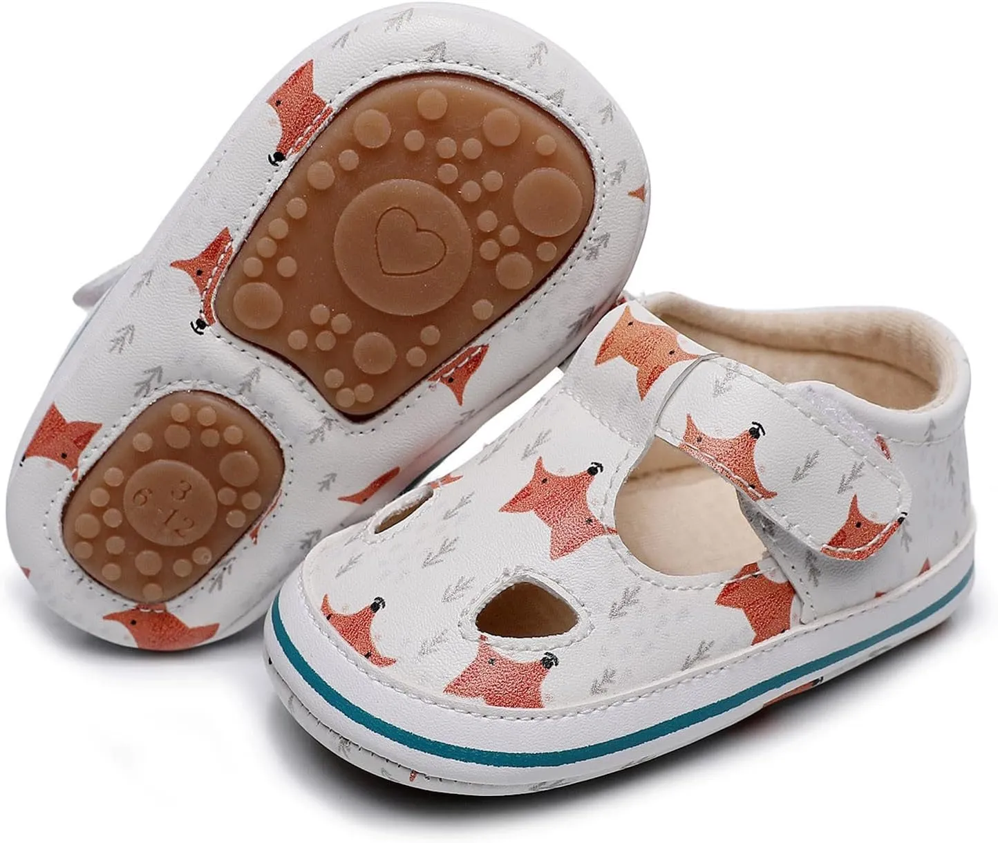 Baby Boy Crib Sandals Toddler Girls Boys Shoes Sandals Flat Bottom Non Slip Half Open Toe Slip Boys Sandal