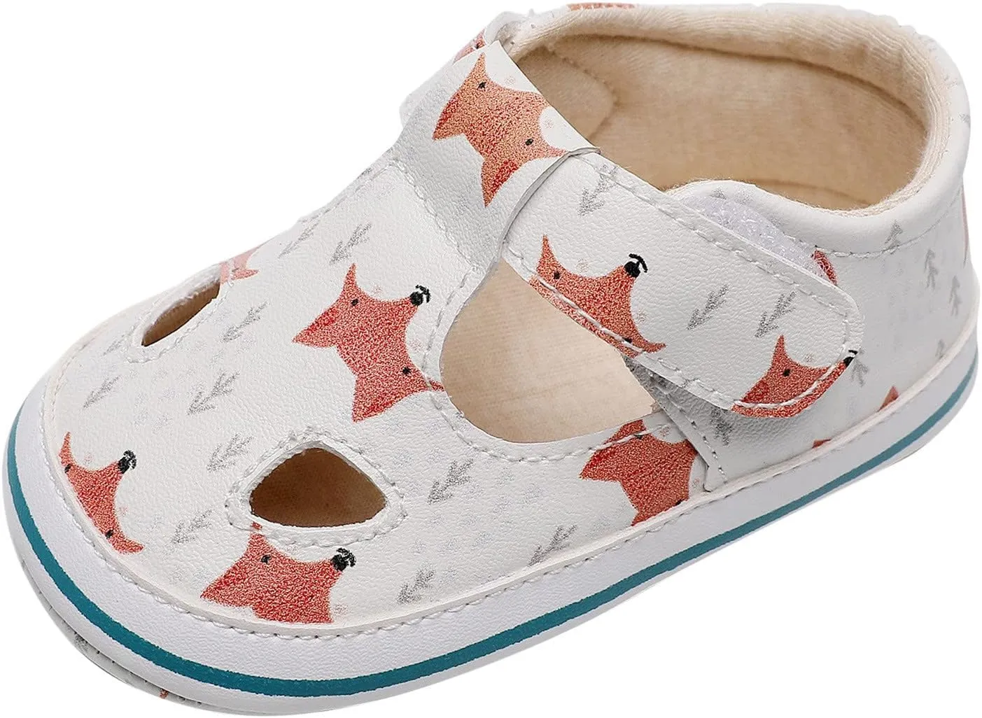 Baby Boy Crib Sandals Toddler Girls Boys Shoes Sandals Flat Bottom Non Slip Half Open Toe Slip Boys Sandal