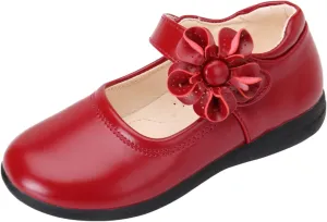 Baby Girls Dress Shoes Toddler Girls School Uniform Shoes Mary Jane Flower Girl Ballet Flats for Wedding Party
