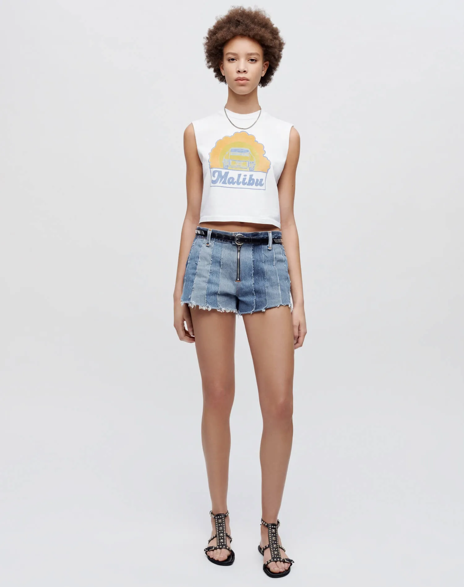 Baby Muscle "Malibu" Tank - Optic White
