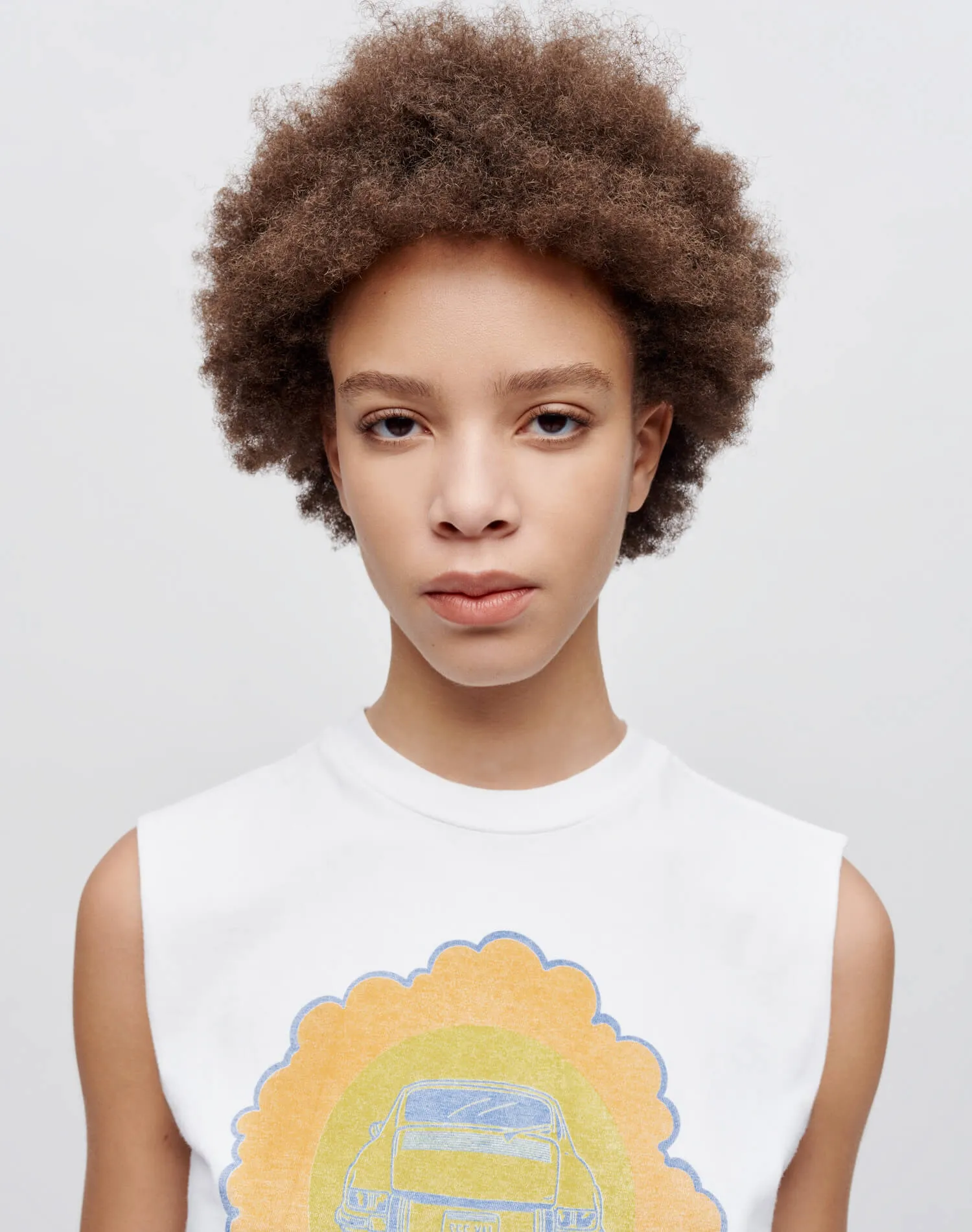 Baby Muscle "Malibu" Tank - Optic White
