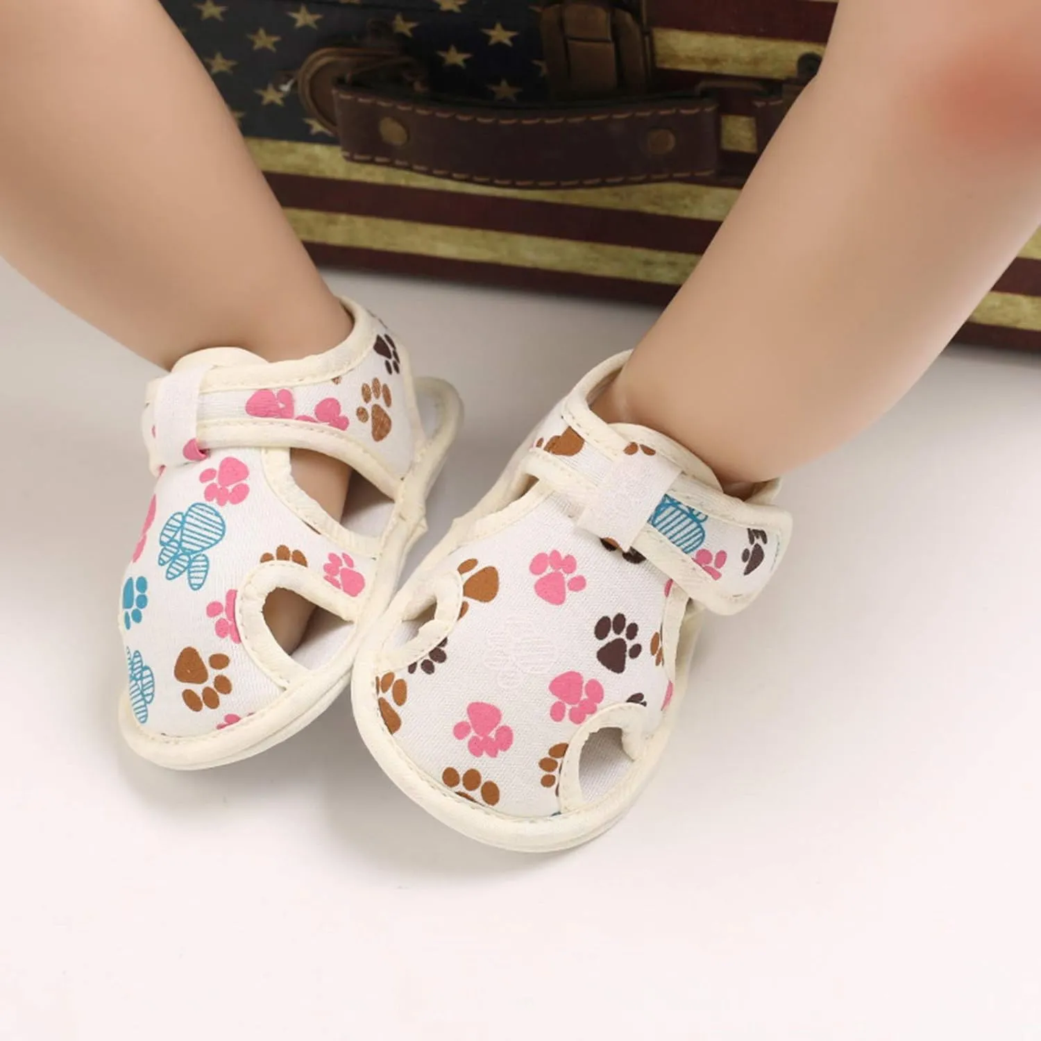 Baby Shoes That Make Noise Shoes Kids Boys First Non-Slip Girls Baby Cute Walking Cartoon Tie Toddler Sneakers