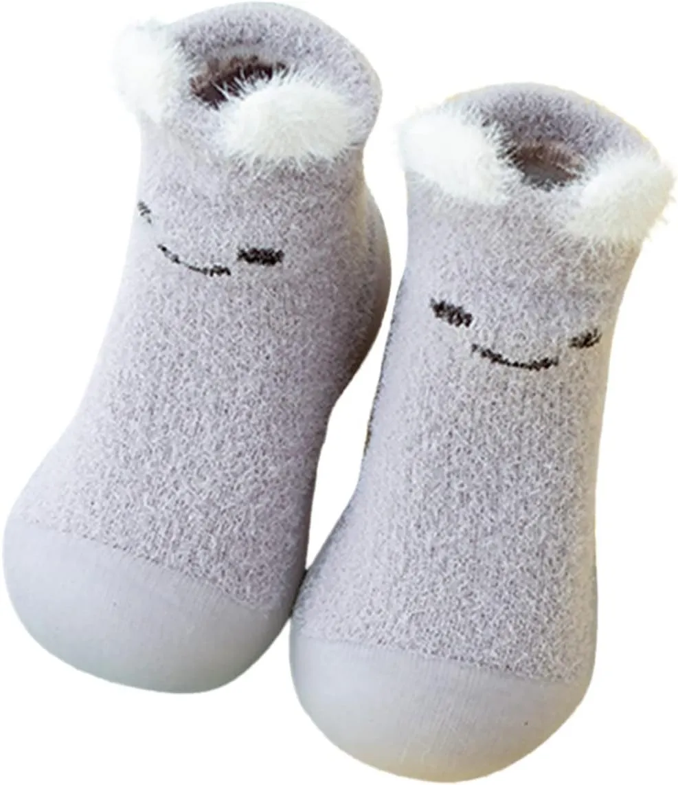 Baby Walking Shoes,Baby Walking Shoes Sock Shoes Non-Slip Prewalker Shoes Soft Indoor Kawaii Shoes 0-3 Years