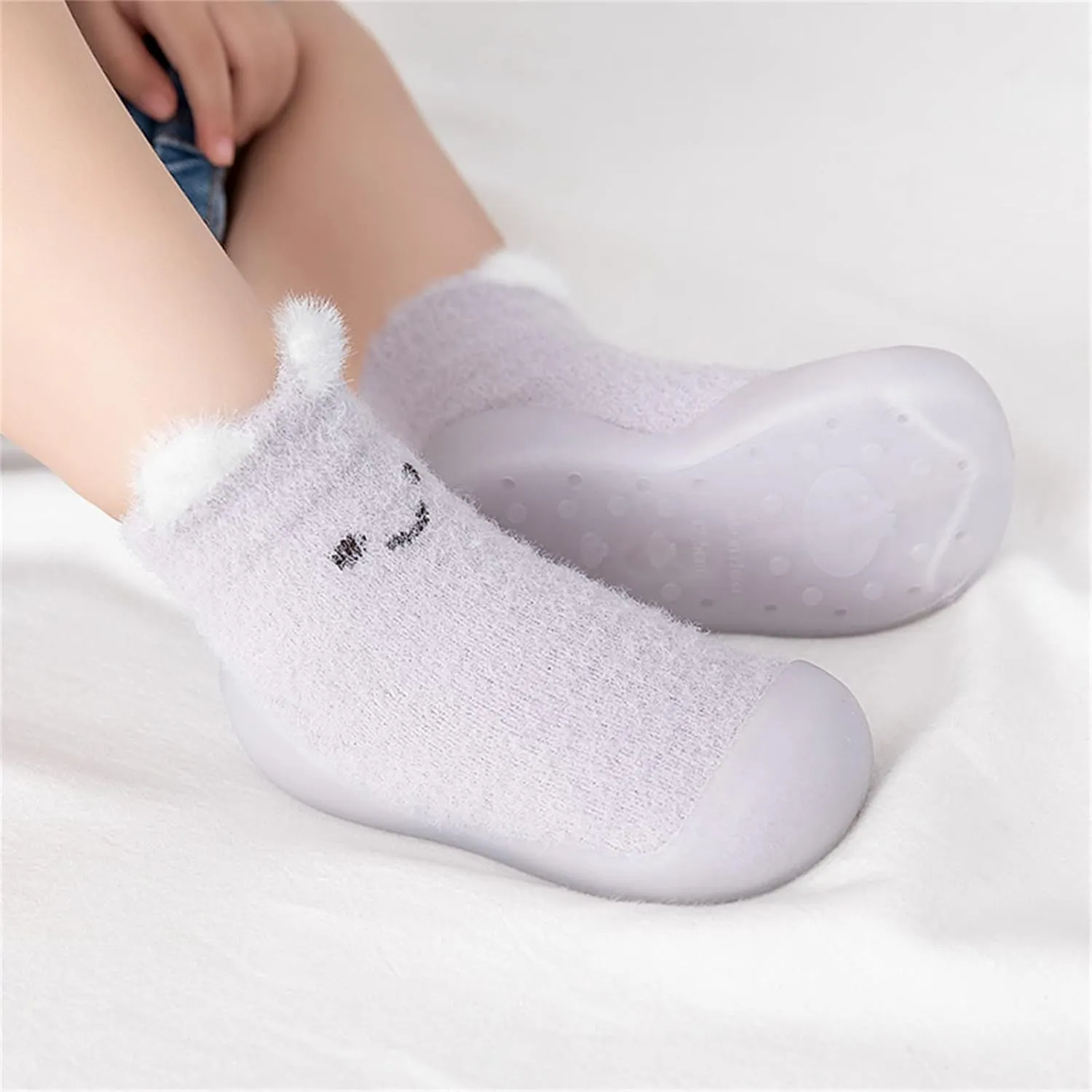 Baby Walking Shoes,Baby Walking Shoes Sock Shoes Non-Slip Prewalker Shoes Soft Indoor Kawaii Shoes 0-3 Years