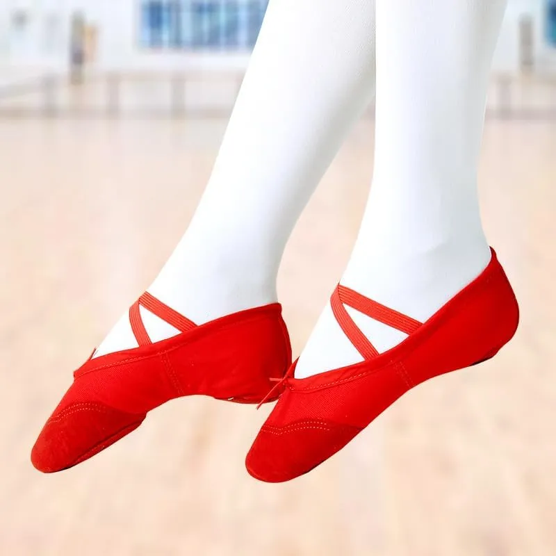 Ballet Canvas Dance Shoes Slipper for Kids Toddler Women Ballet Slippers for Dancing(PPink,38(22.5cm))