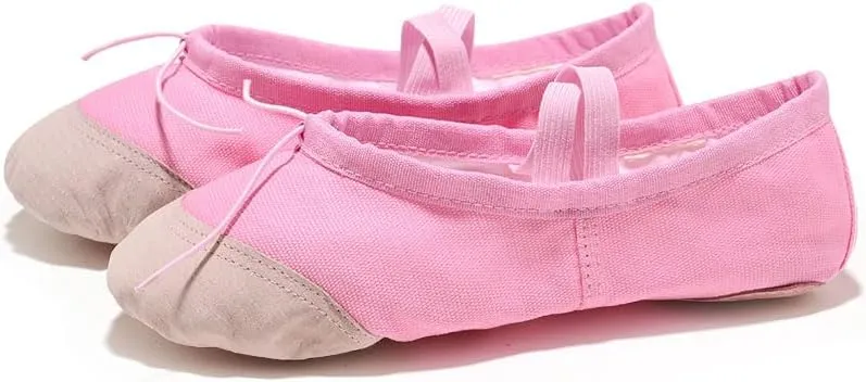 Ballet Canvas Dance Shoes Slipper for Kids Toddler Women Ballet Slippers for Dancing(PPink,38(22.5cm))