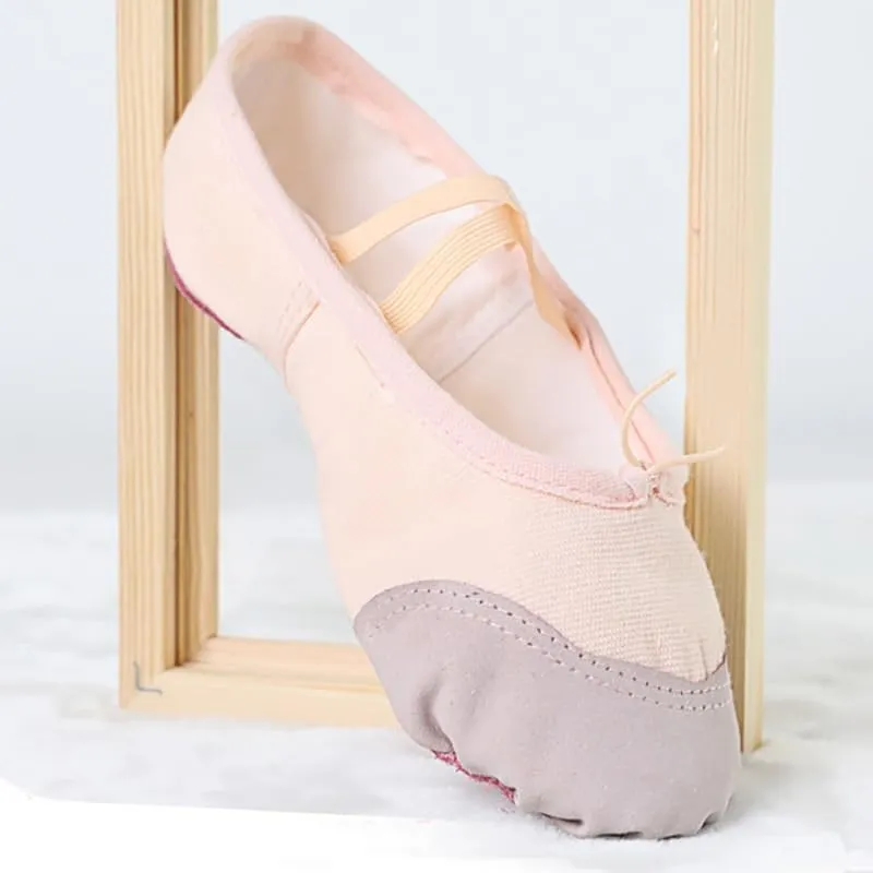 Ballet Canvas Dance Shoes Slipper for Kids Toddler Women Ballet Slippers for Dancing(PPink,38(22.5cm))