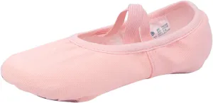 Ballet Shoes for Girls Canvas Dance Slippers Split Soft Flat Sole Yoga Gymnastics Shoes(Toddler/Little/Big Kid) (B, 11 Little Child)