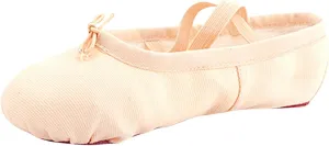 Ballet Shoes for Girls Practise Dance Solid Performance Slipper Canvas Split Sole Shoes for Kids Toddlers