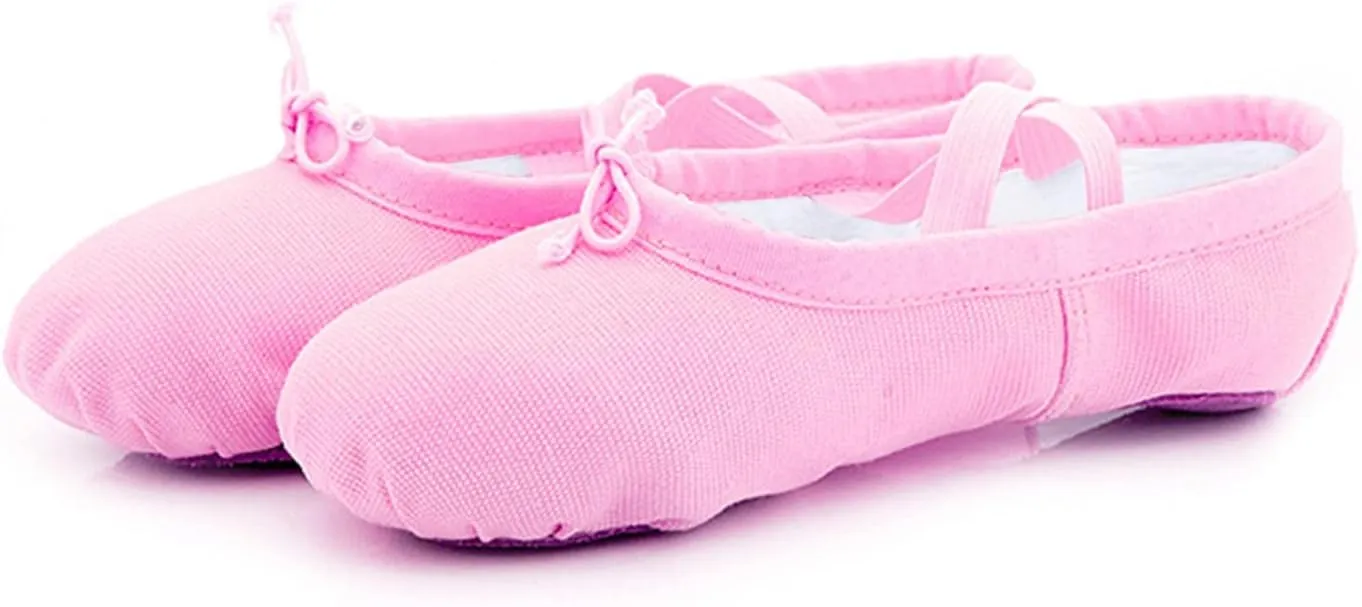 Ballet Shoes for Girls Toddler Dance Slippers Canvas Ballerina Boys Shoes for Little Kid/Big Kid Toddler Shoes