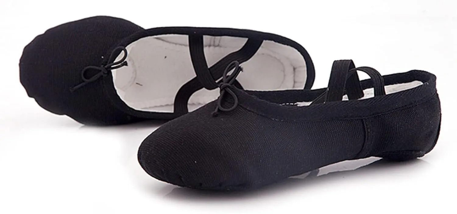 Ballet Shoes for Girls Toddler Dance Slippers Canvas Ballerina Boys Shoes for Little Kid/Big Kid Toddler Shoes