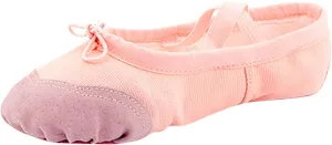 Ballet Shoes Toddler Slippers Highly Elastic Canvas Girls Ballerina Dance Shoes for Girls Ballet Flat