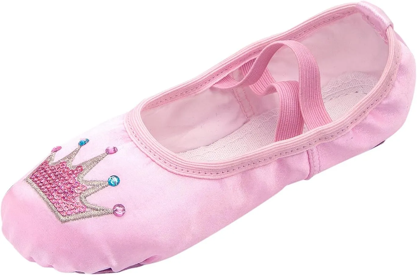 Ballet Shoes with Cartoon Cute Graphic Print for Ballet Performance Yoga Dance Indoor Shoes(Toddler/Little/Big Kid)