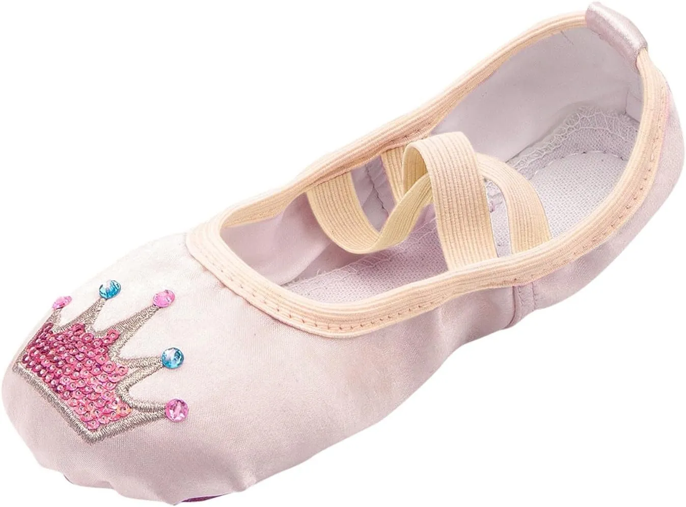 Ballet Shoes with Cartoon Cute Graphic Print for Ballet Performance Yoga Dance Indoor Shoes(Toddler/Little/Big Kid)