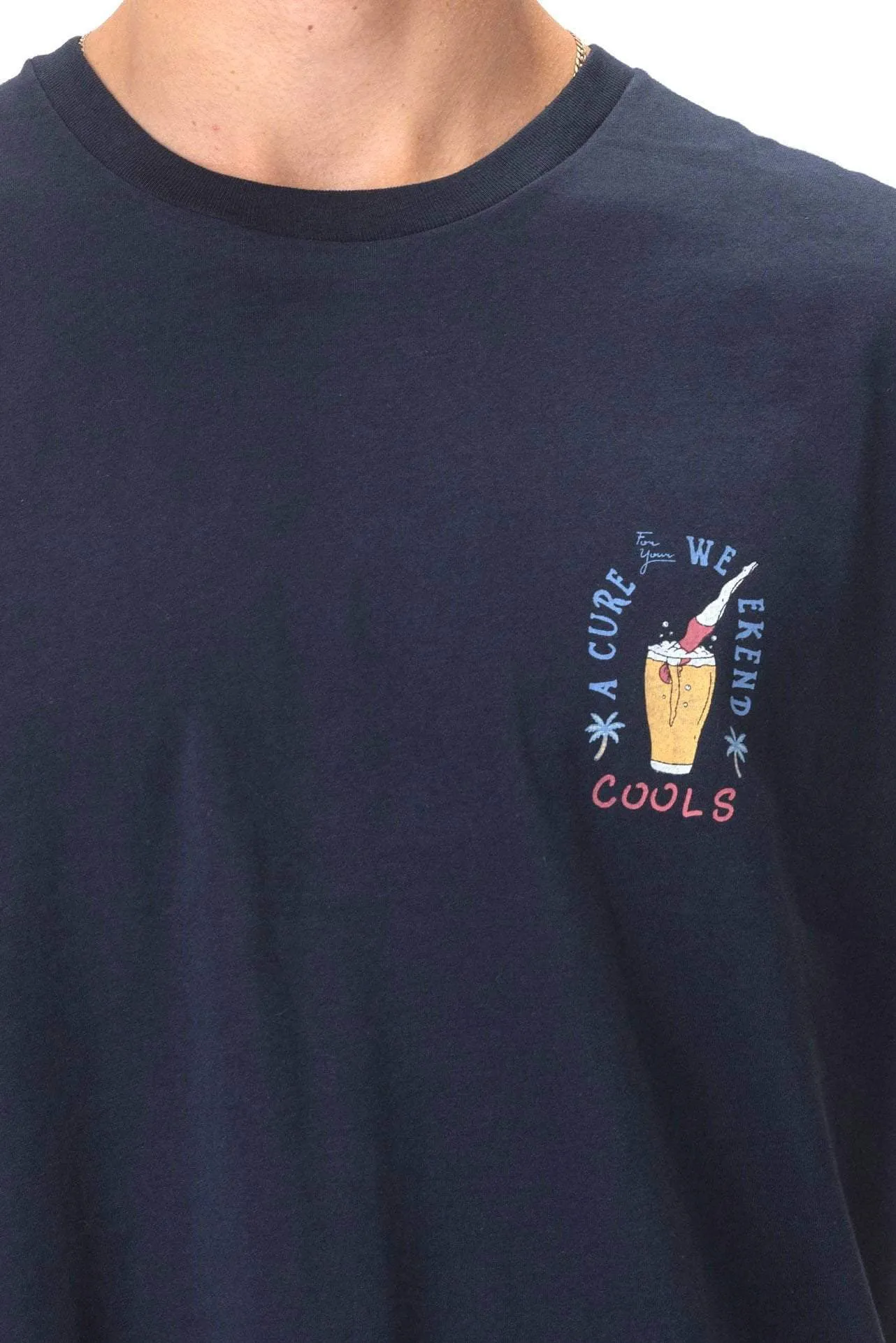 BARNEY COOLS CURE MUSCLE TEE - SLATE