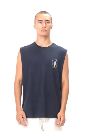 BARNEY COOLS CURE MUSCLE TEE - SLATE
