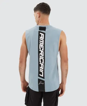 Belem Scoop Back Muscle Tee Lead Grey