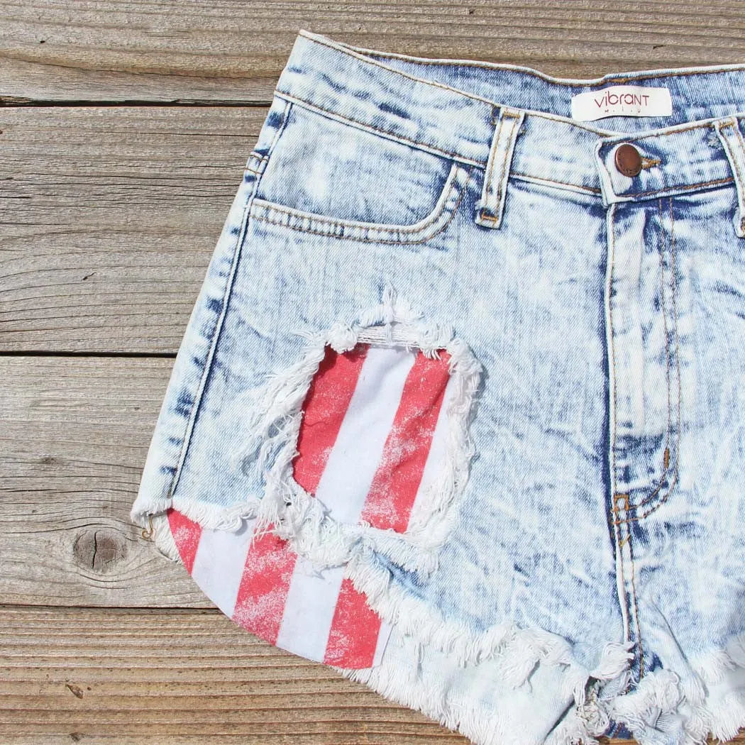Born Wild Distressed Shorts