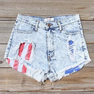 Born Wild Distressed Shorts