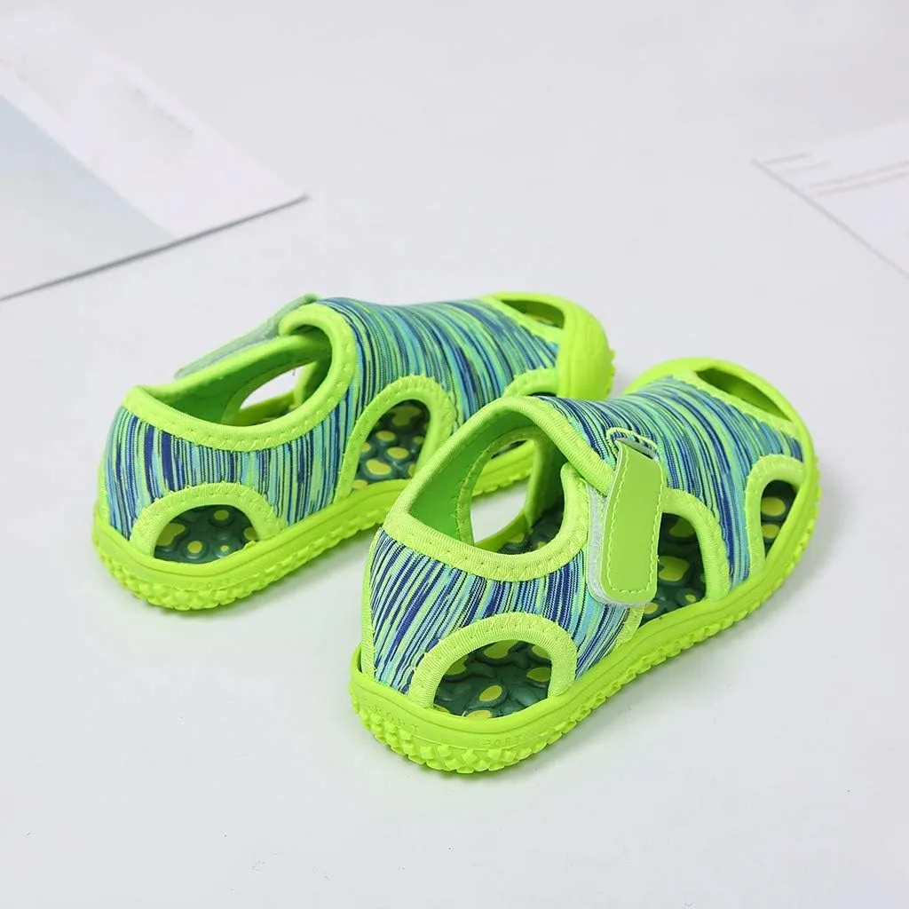 Boys Shoes Size 8 Toddler Summer Child Kids Non-Slip Outdoor Boys Sneakers Sandals Beach Girls N Led Light