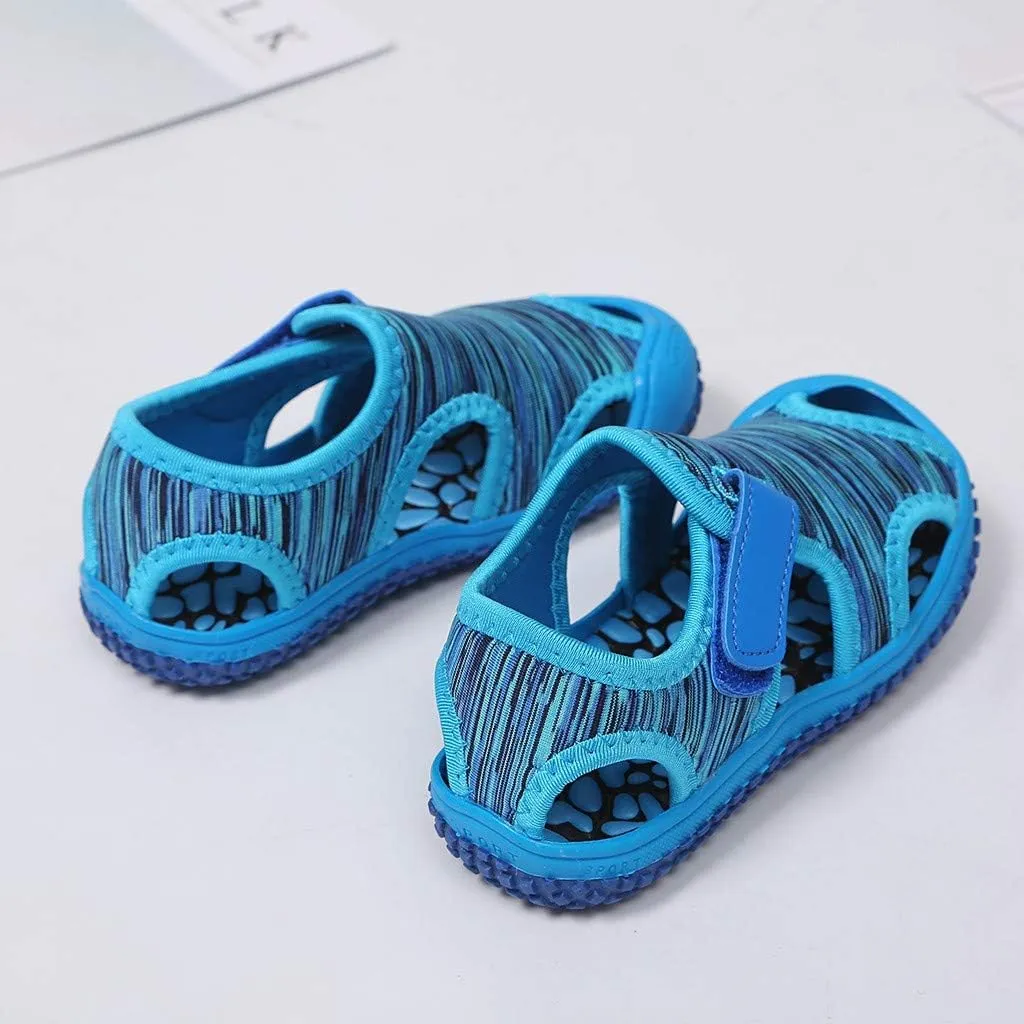 Boys Shoes Size 8 Toddler Summer Child Kids Non-Slip Outdoor Boys Sneakers Sandals Beach Girls N Led Light