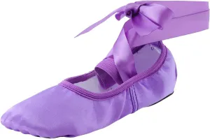 Canvas Ballet Shoes for Toddler Girls Ballet Slippers Dance Shoes(Toddler/Little/Big Kids) Girls Shoes