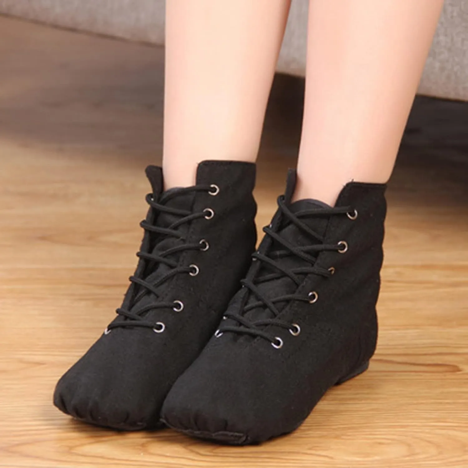 Children Shoes Dance Shoes Warm Dance Ballet Performance Indoor Shoes Yoga Dance Shoes Easter Dress Toddler (Black, 3 Big Kids)