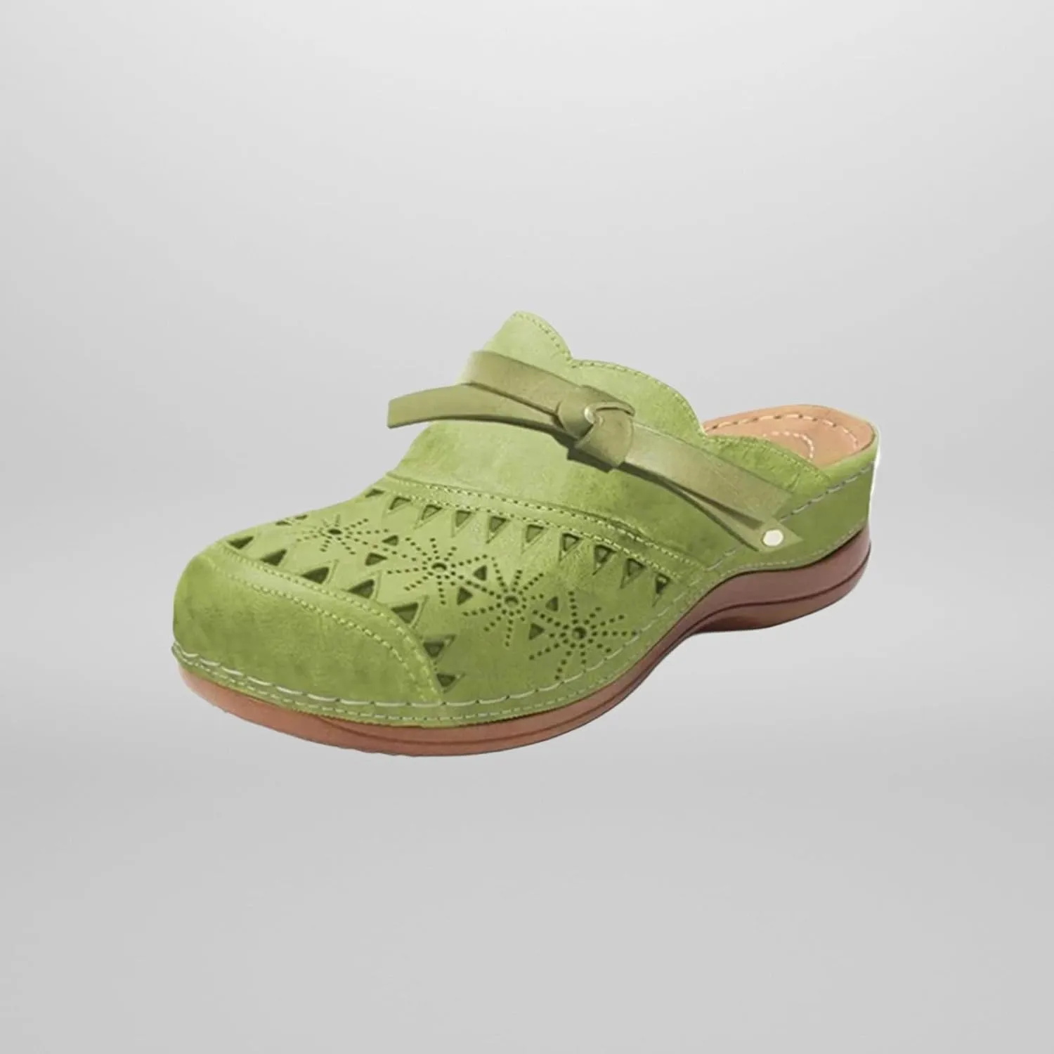 Clogs for Women 2025 Arch Support Orthopedic Sandals Wide Width Wedge Sandals Bow Hollow Breathable Platform Wedge Sandal Outdoor Beach Slippers Closed Toe Slippers