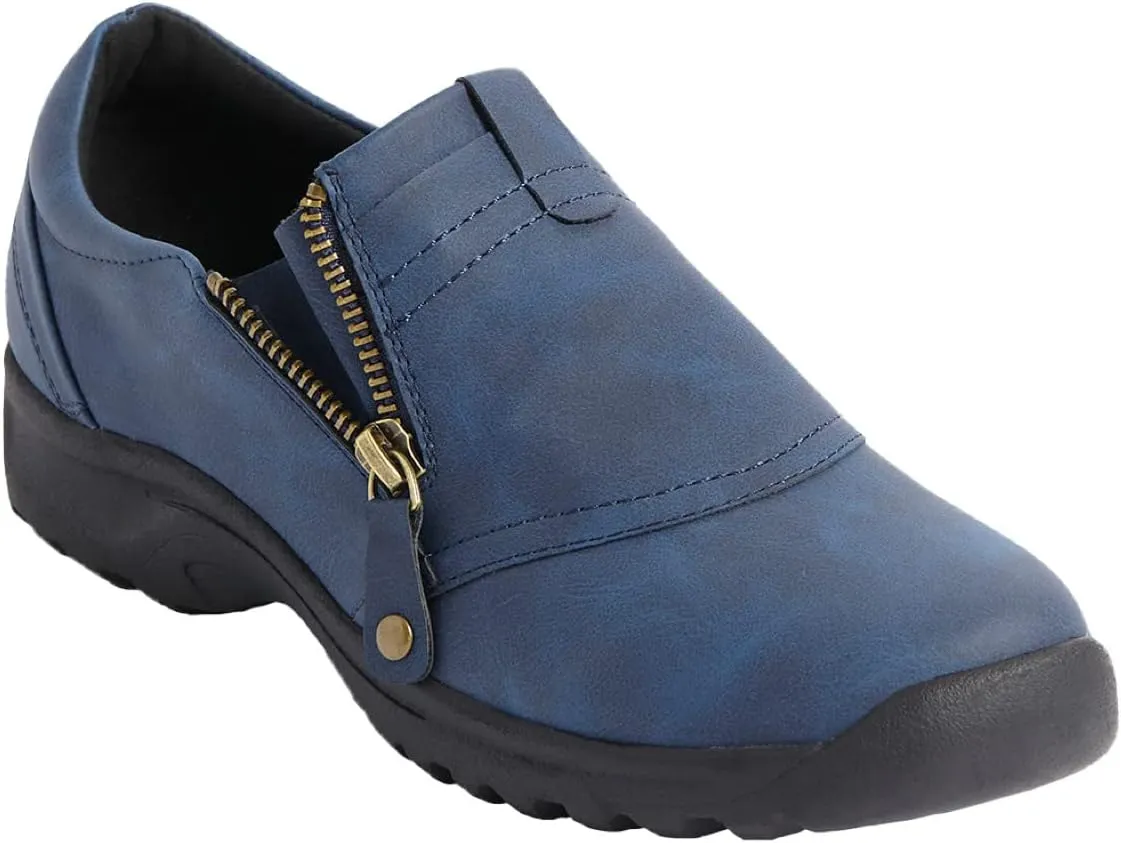 Comfortview Aidan Flat Zip-Up Women's Walk Shoes (Wide Widths Available)