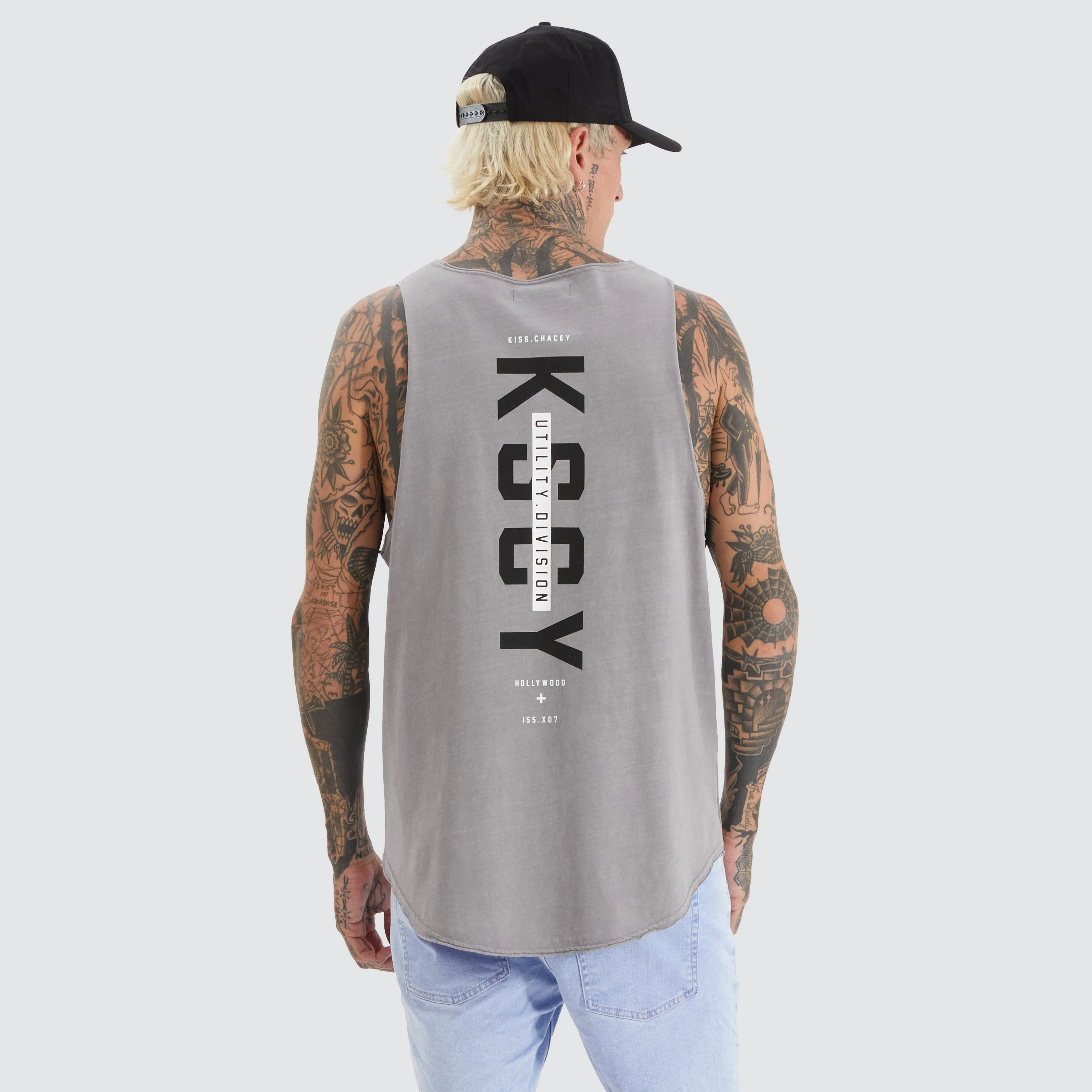 Cross Raw Muscle Tank Pigment Silver Sconce