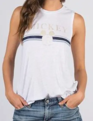 David Lerner Gold Mickey Muscle Tank