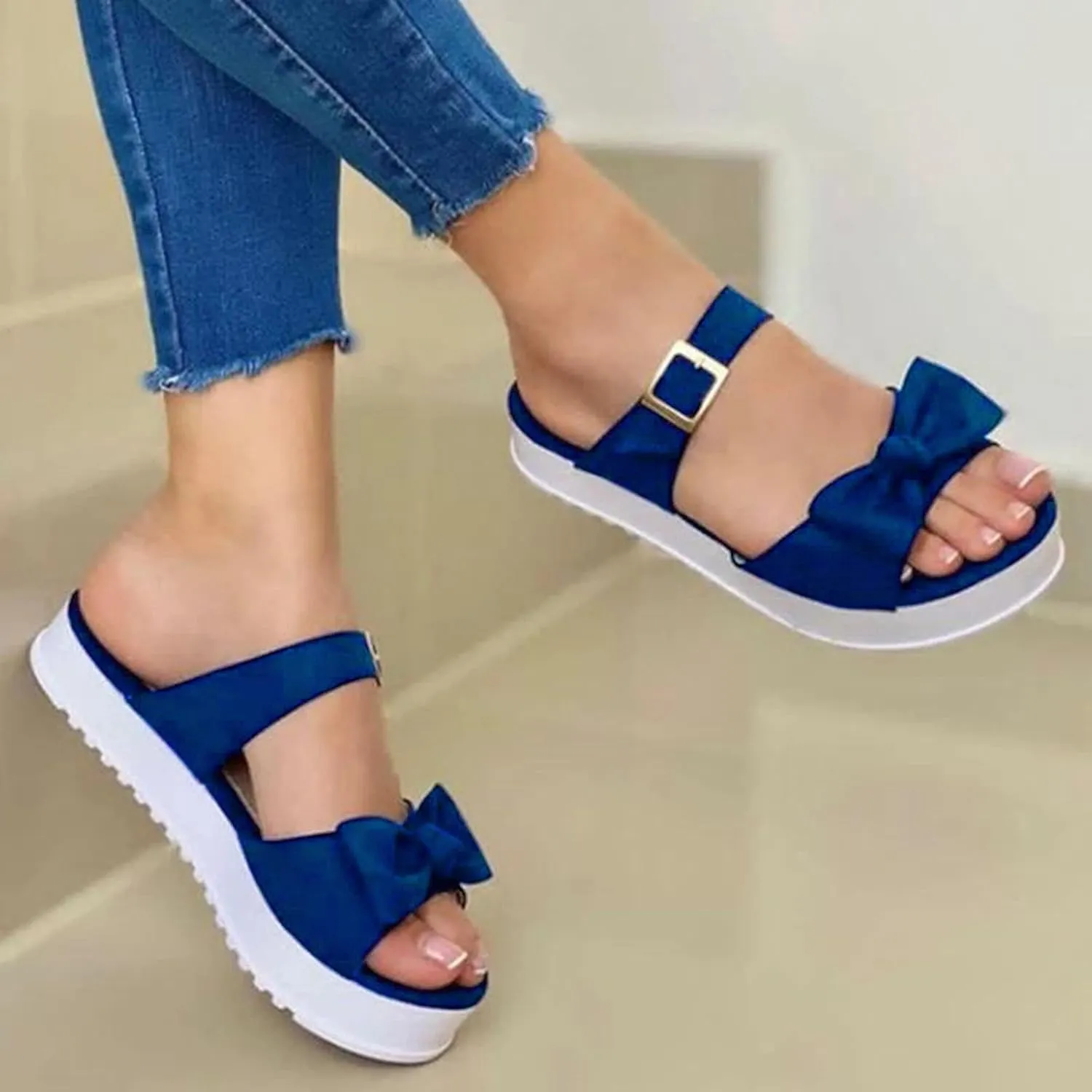 Dress Sandals for Women, Sandals Women Flat Casual Strappy Open Toe Elegant Shoes Slippers Travel Sandals