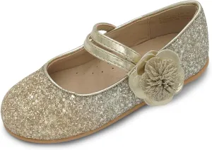 EIGHT KM Toddler Girls Dress Shoes  Girls Mary Jane Shoes | Mary Jane Flats - Ballet Flats  Party, Flower Girl, Wedding Dress Shoes for Girls  Comfortable & Non-Slip Design for Ages up to 7