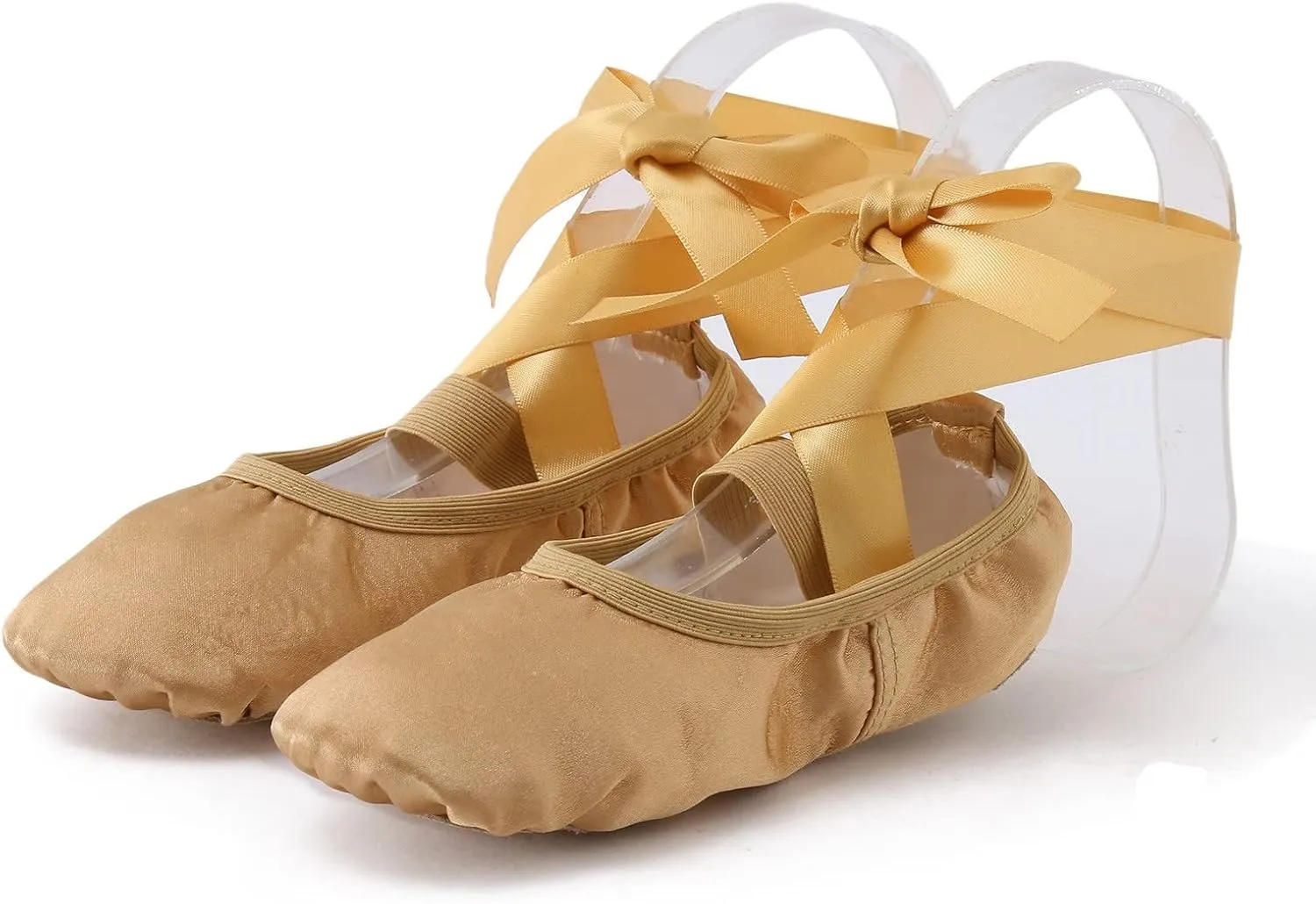 EnJoCho Dance Shoes for Children Dance Shoes Strap Ballet Shoes Toes Indoor Yoga Training Shoes Little Kid Lightweight