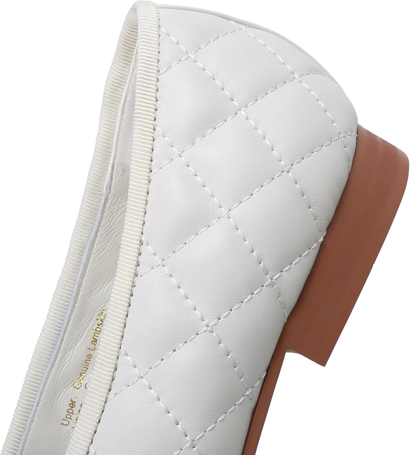 Euphoria Genuine Lambskin Bow Ballet Flats