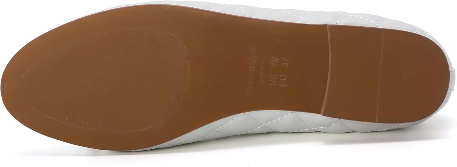 Euphoria Genuine Lambskin Bow Ballet Flats