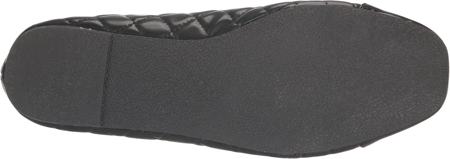 EVANS Women's Wide Fit Quilted Ballet Flat